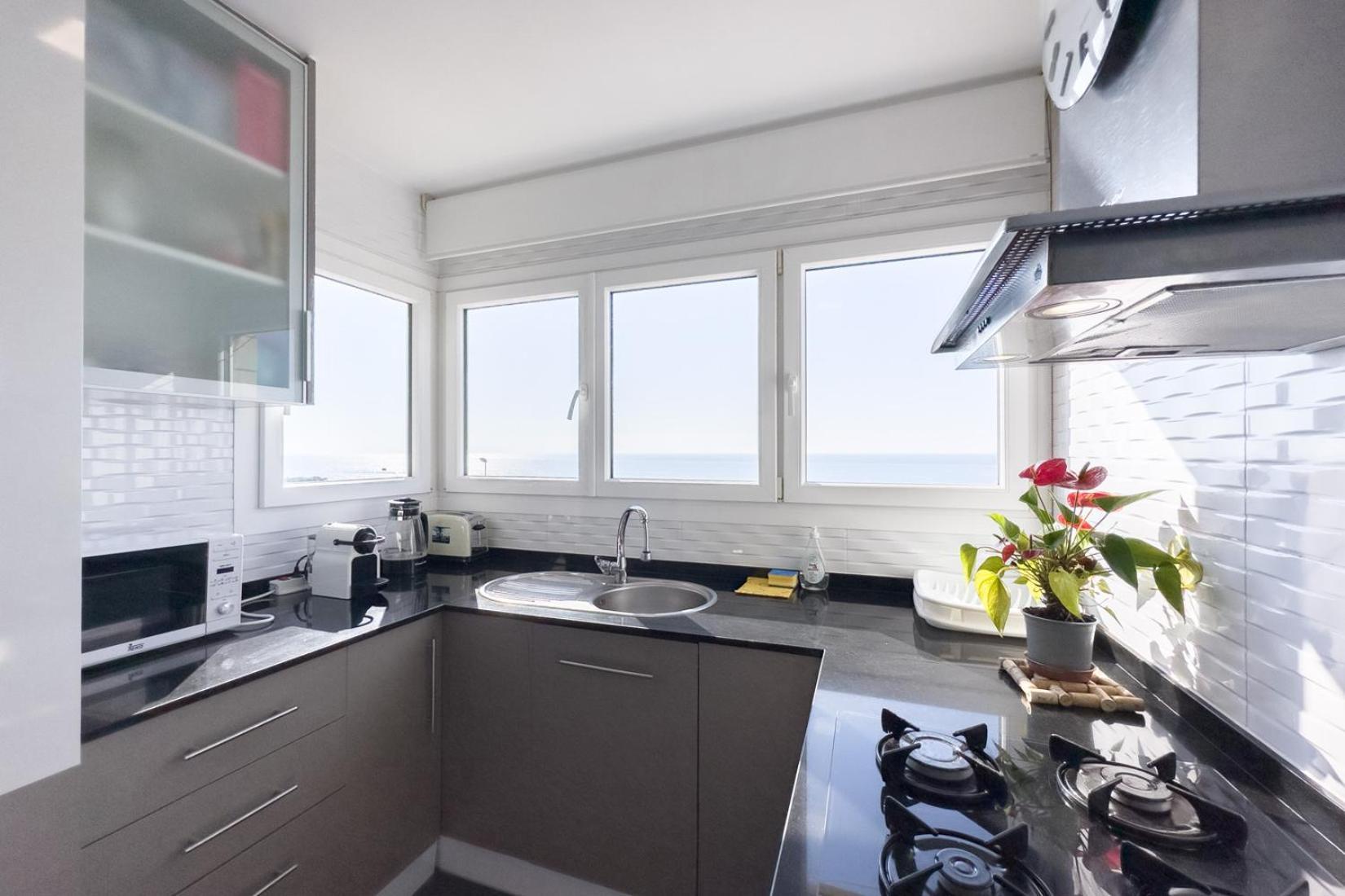 Impresionante Apartamento Delante Del Mar Vilassar De Mar Eksteriør billede