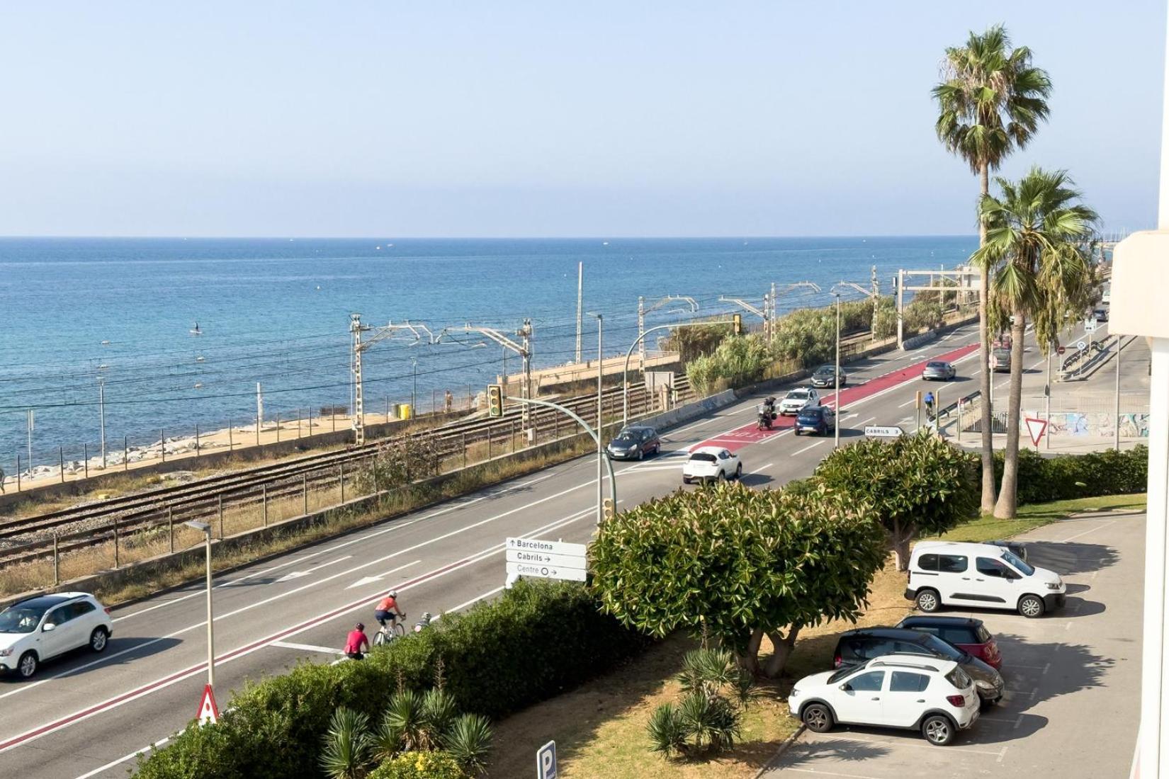 Impresionante Apartamento Delante Del Mar Vilassar De Mar Eksteriør billede